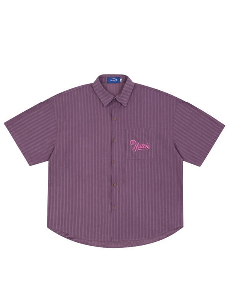 Retro Embroidery Stripes Ins Shirts