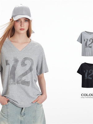 Liber Summer Women's Letters/Numbers/Words T-shirts