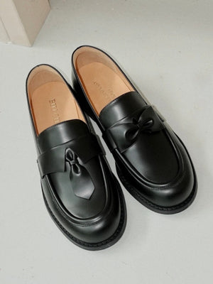 BIUCILI Paradox, The Same Style Worn By Karena Ng Original Designer College Women's Single Shoes, Leather Shoes, Loafers