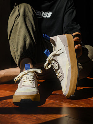 Canvas Color-blocked Sneakers