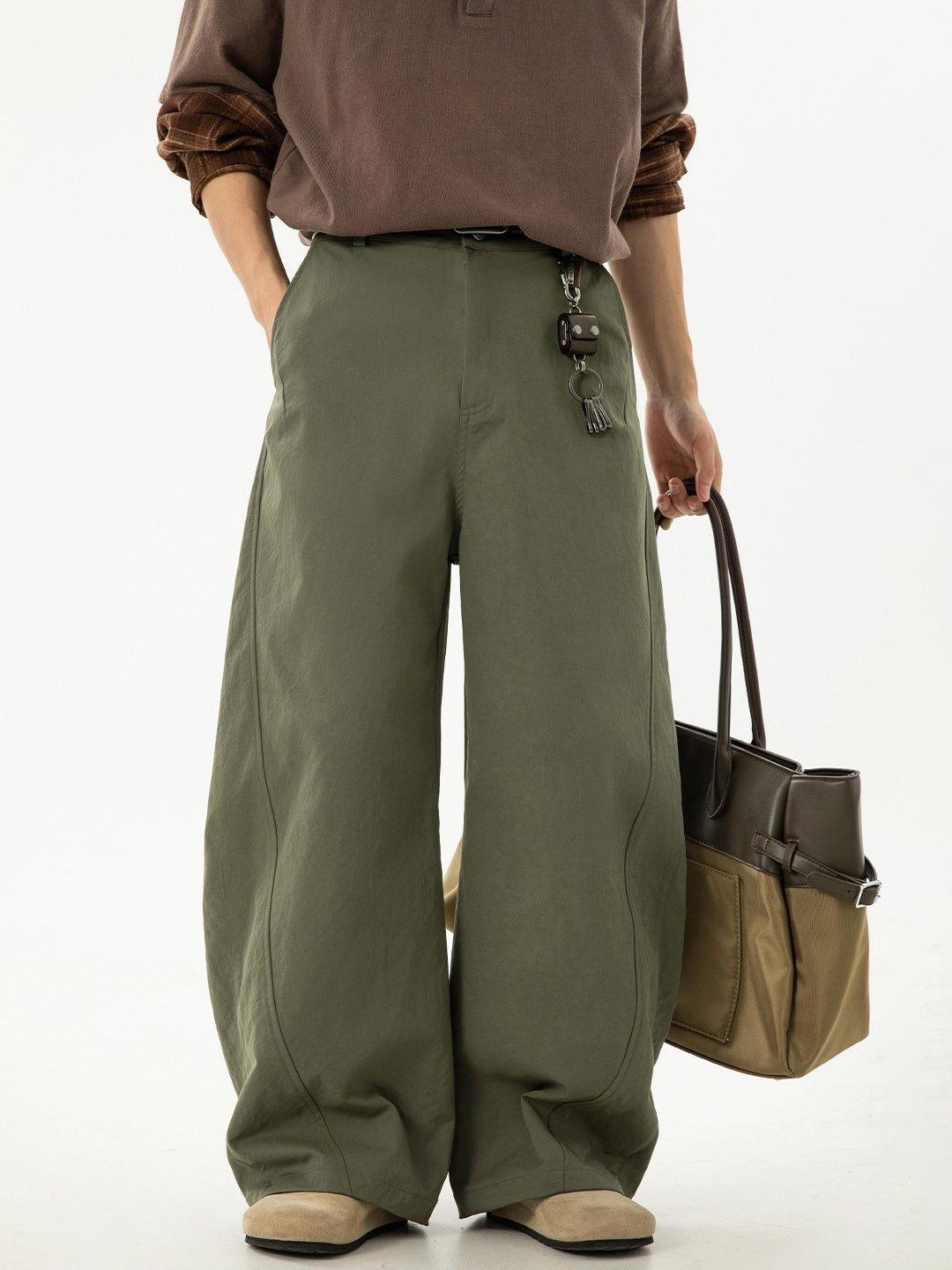Mid-rise Scimitar Pants