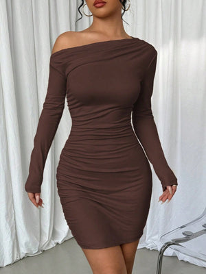 Liber Summer Women's Macaron color Solid Color Mini&Short Dresses