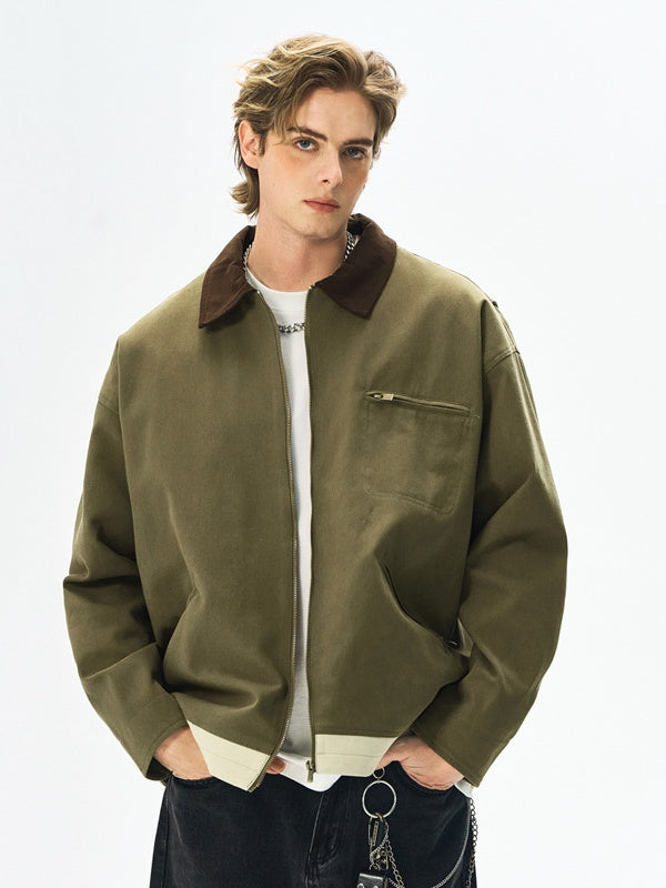 Liber Autumn Men's Color matching Jackets