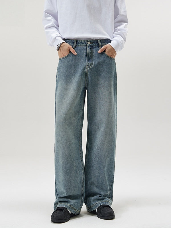 Washed Cleanfit Loose-fit Jeans