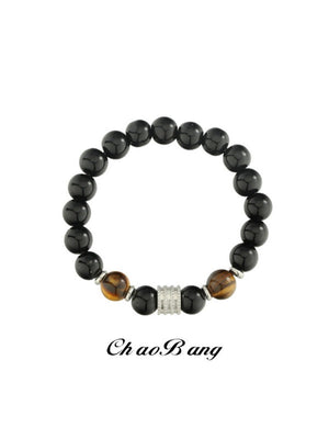 Bracelet rétro à perles sur le thème des transports