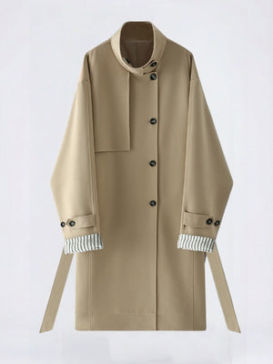 Longline Two-way Loose-fit Trench Coats