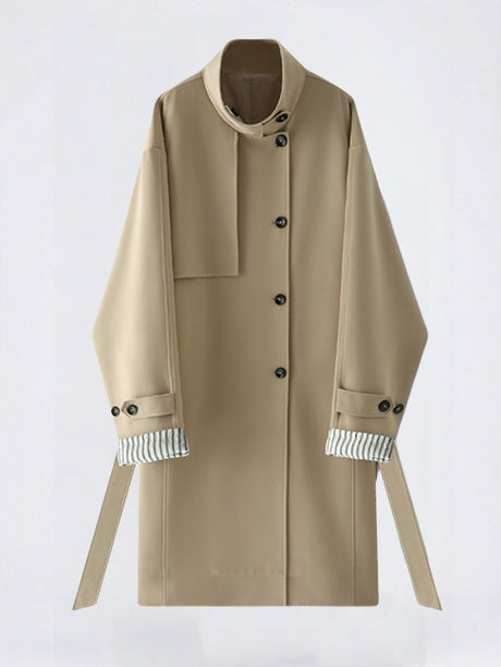 Longline Two-way Loose-fit Trench Coats