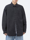 Washed Loose-Fit Denim Long-Sleeve Shirt