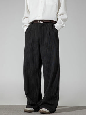 City Commuting Gathering Stripes All-match Pants