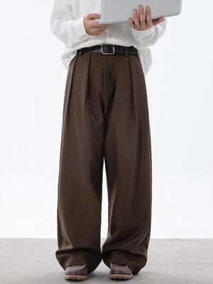 City Commuting Gathering Loose Straight Pants