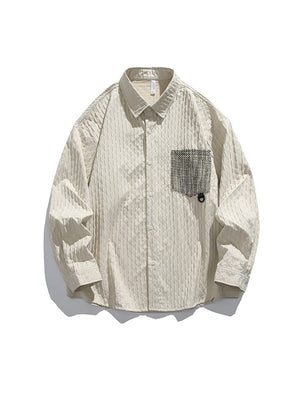 Color-blocked Pocket Shirts