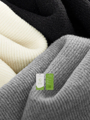 Liber Autumn Neutral wear Henry Collar Solid Color T-shirts