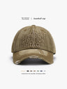 Letter Embroidery Washed Baseball Caps