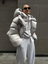 Trendy Puffer Jacket/Padded Coat - Street Style Short Hooded Puffer Jacket
