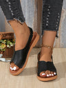 Soft Retro Casual Flat Sandals