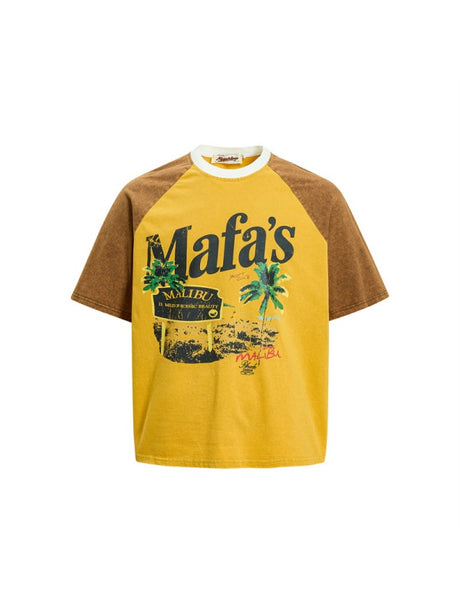 Coconut Trees Beach Distressed T-shirts