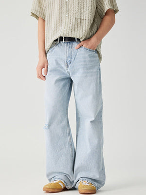 Liber Summer Men's Pocket decoration Jeans