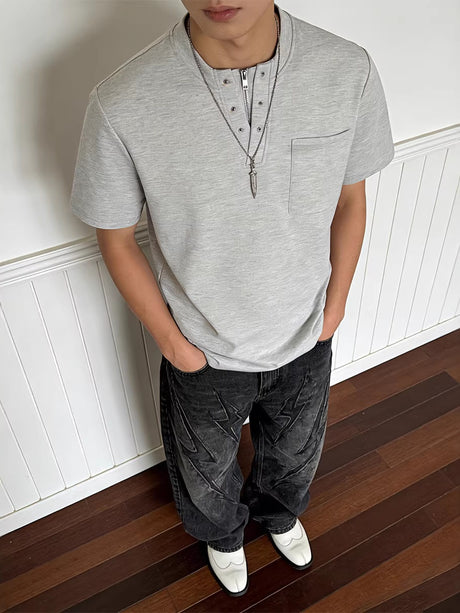 Cleanfit Minimalism Solid Color T-shirts