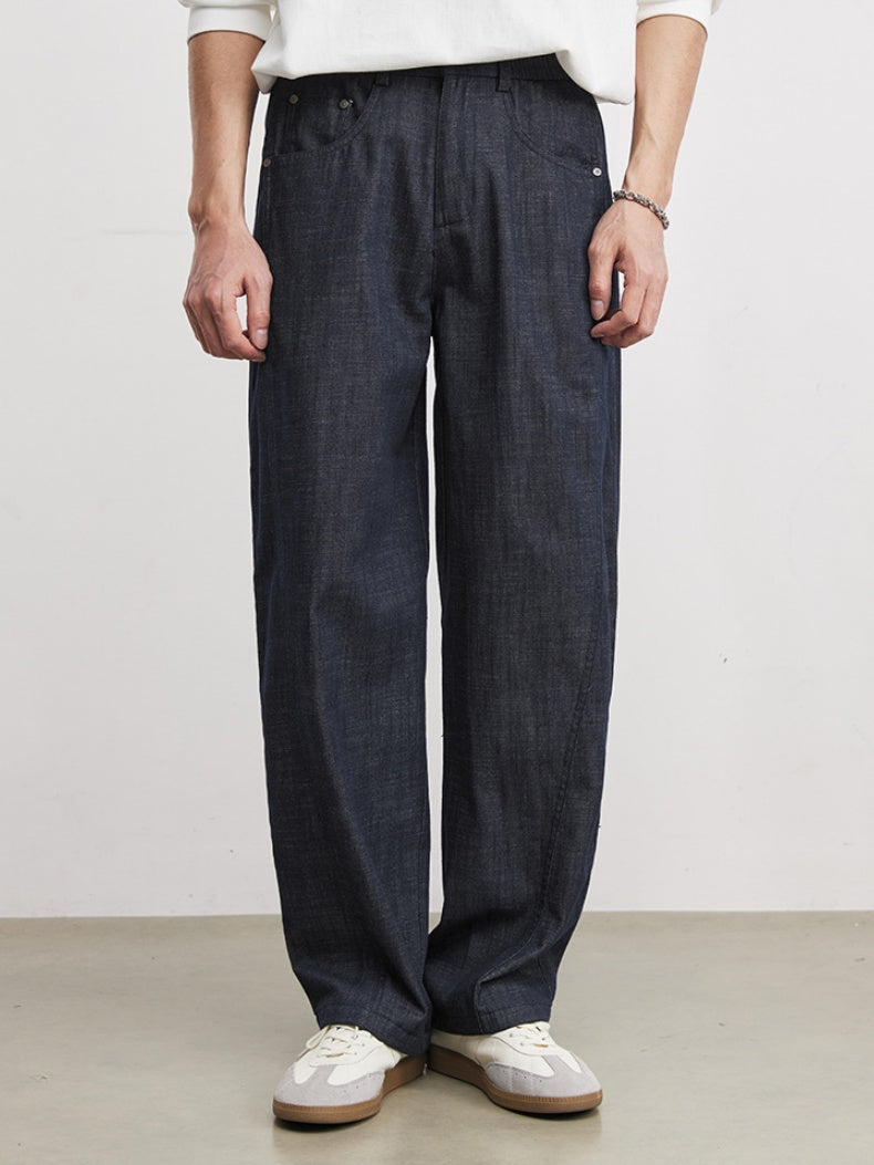 Simple Business Loose-fit Pants
