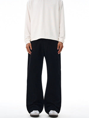 Liber Autumn Men's Pocket decoration Solid Color Pants