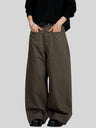 Retro Machete Old Money Style Loose Cleanfit Silhouette Cargo Trousers