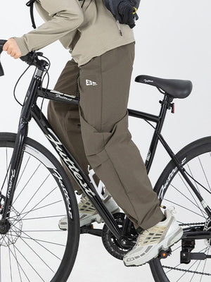 Gathering Adjustable Foot Opening Water-repellent Cargo Trousers