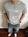 Quick-drying Rock Studs Printed T-shirt