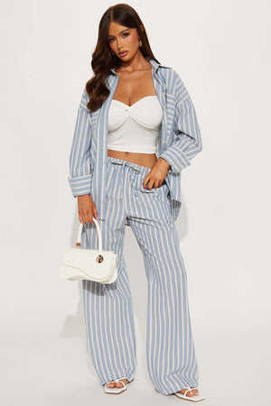 Casual Everyday High-waisted Trouser Suit