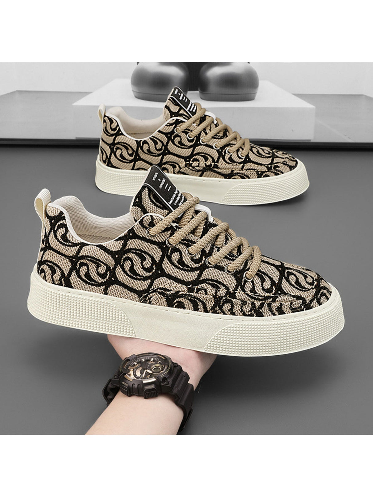 Liber Four Seasons Printed Men's Casual Sneakers