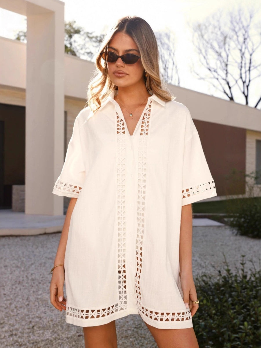 Lace Hollow Mini&Short Dresses