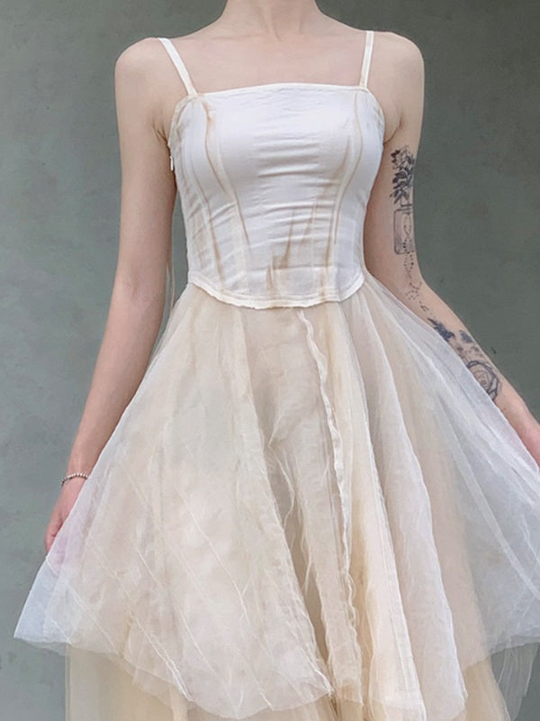Xiomara 1.1 Spaghetti Strap Tulle Dress
