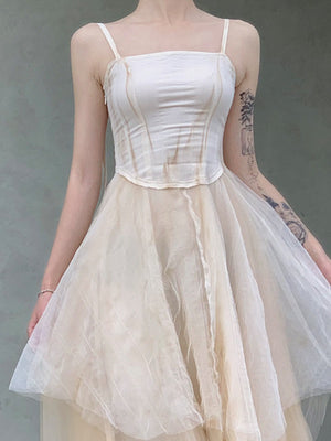 Xiomara 1.1 Spaghetti Strap Tulle Dress