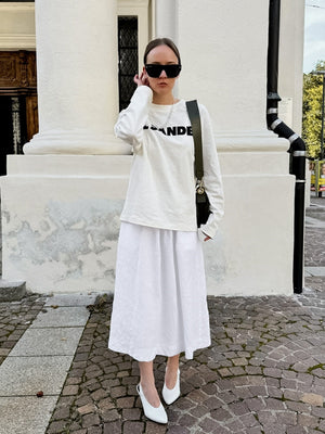 A-Swing Pocket White skirt
