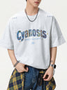 Embroidery Letter Loose-fit T-shirts