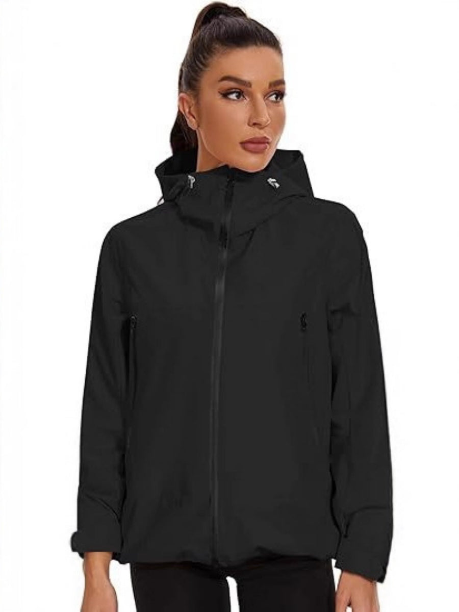 Hooded Waterproof Light Portable Raincoat Windproof Windbreaker