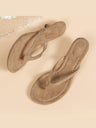 Simple And Stylish High-heeled Flip-flops