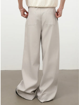 Classic Wide-leg A-shape Dress Pants Pants