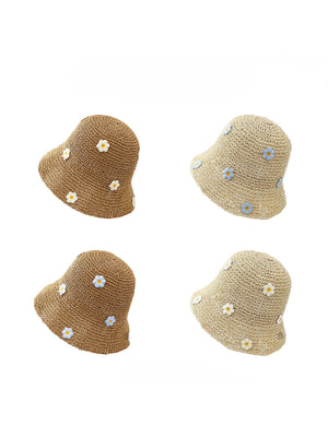 Little Flower Straw Hat