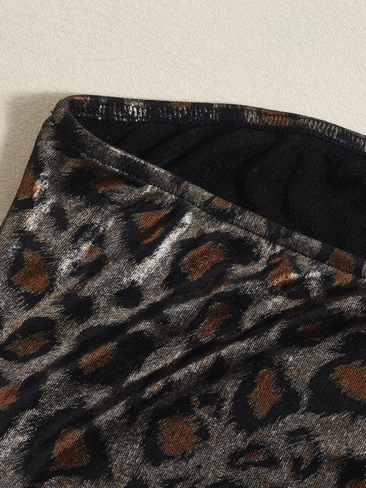 Liber Leopard Print Strapless Mini&Short Dresses