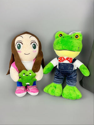 Niedliche Plüschtiere: Froschpaar