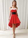 Christmas Parties Bunny Girl Fur Collar Off-shoulder Bow Slip Dress