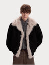 Deconstruction Fur Collar Keep Warm Thickening Jackets