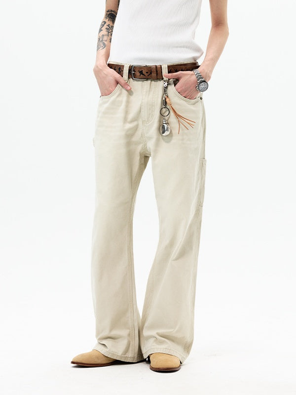 Retro Washed Loose-fit Straight-fit Cleanfit Jeans