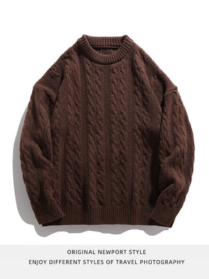 Liber Men's AW Cable Knit Sweater