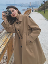 Leisure Double-breasted Loose Trench Coats