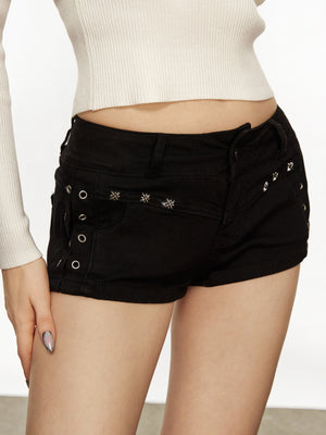 American Hot Girl Style Denim Shorts
