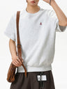 Color-blocked Embroidery T-shirts