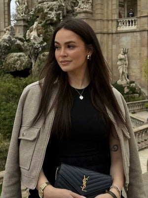 Zipper Lapel Simple Fashion Long-sleeved Short Jacket Suit Jacket Top