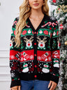 Christmas Christmas Patterns Animal Patterns Cardigans