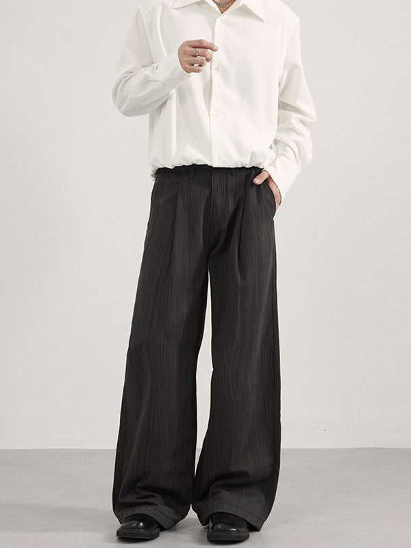 Liber Autumn Men's Color matching Stripes Pants